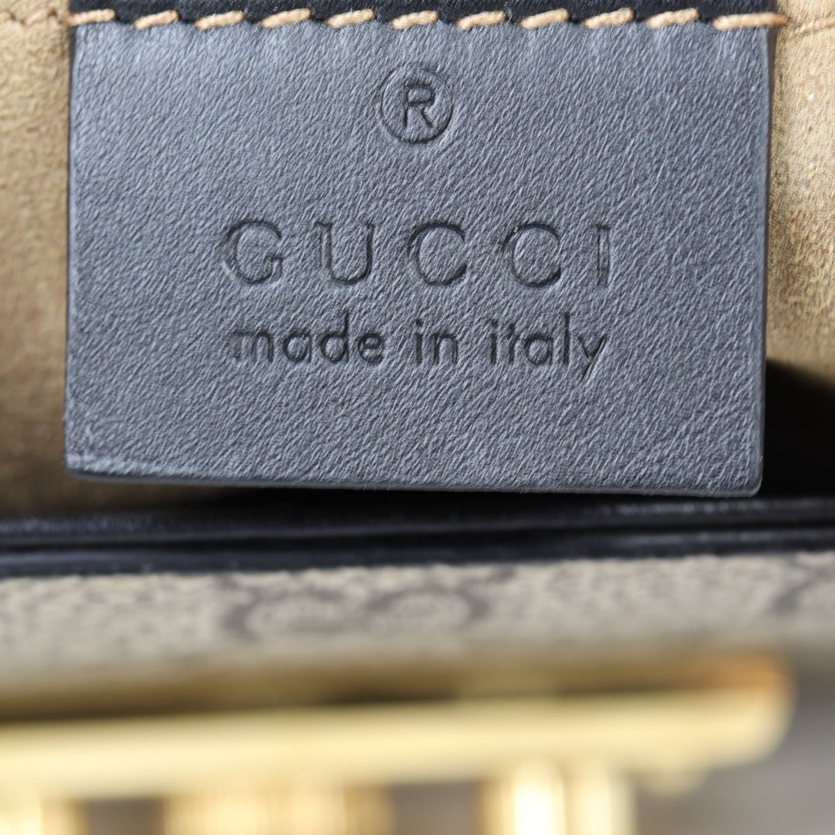 Gucci GG Supreme Padlock Small Shoulder Bag