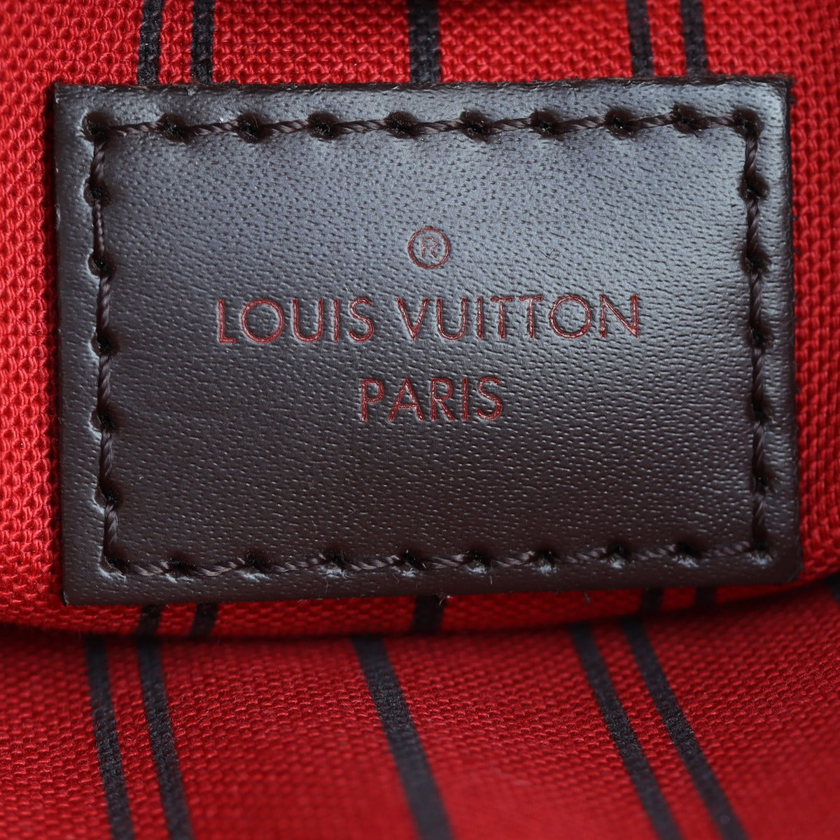 Louis Vuitton Neverfull Pochette Damier Ebene