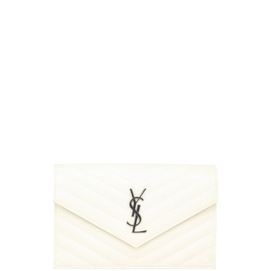 Saint Laurent Cassandre Envelope Chain Wallet