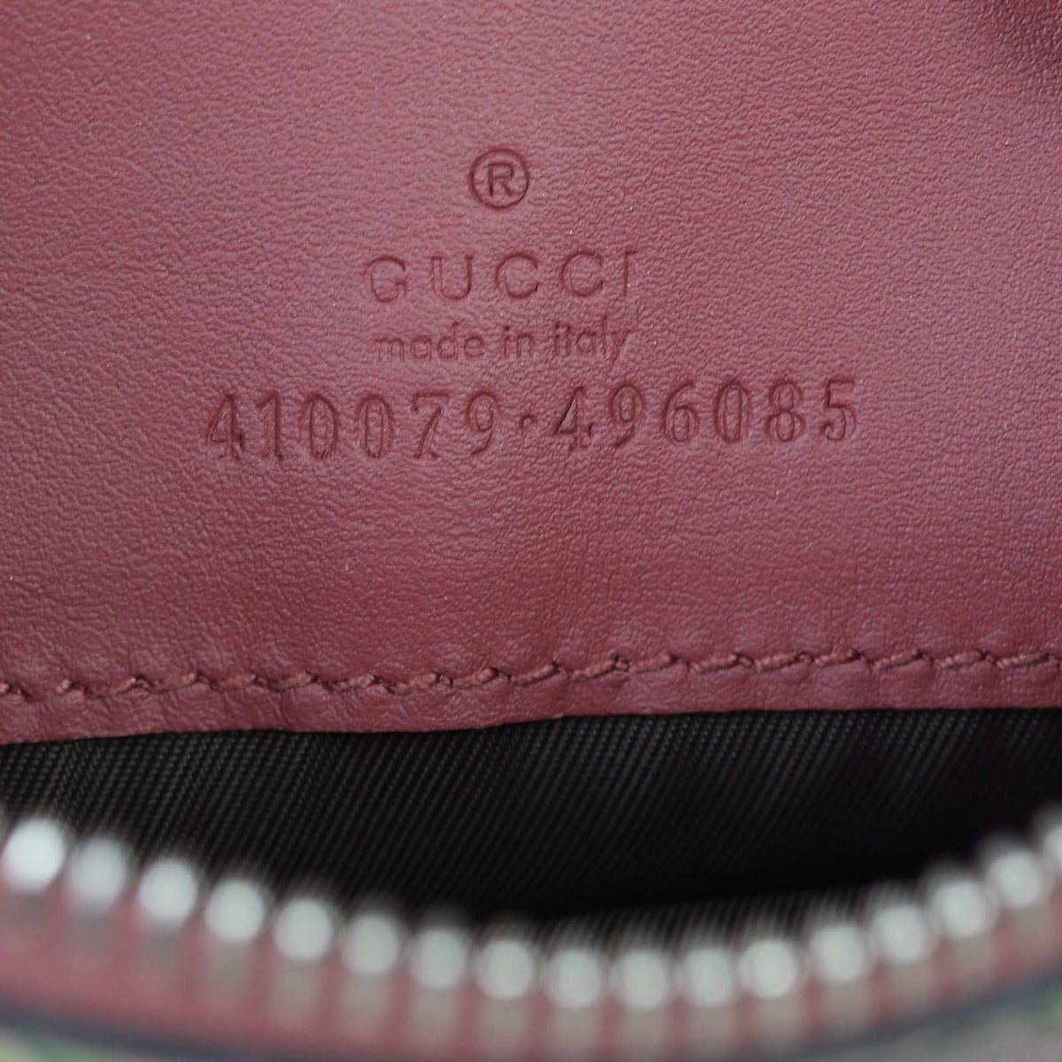 Gucci GG Supreme Blooms Zip Pouch