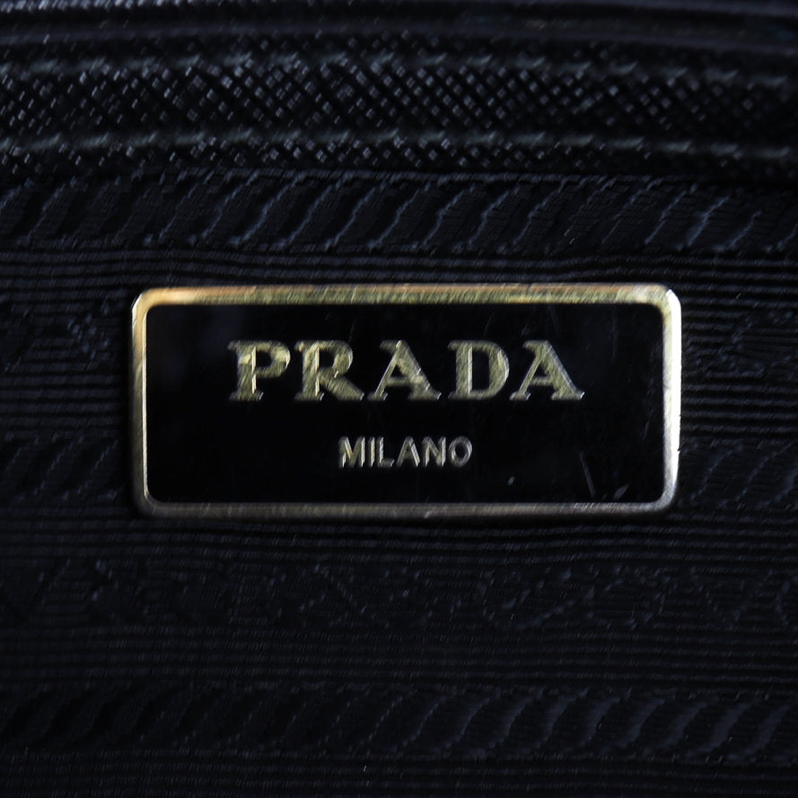 Prada Saffiano Lux Galleria Double Zip Tote Small