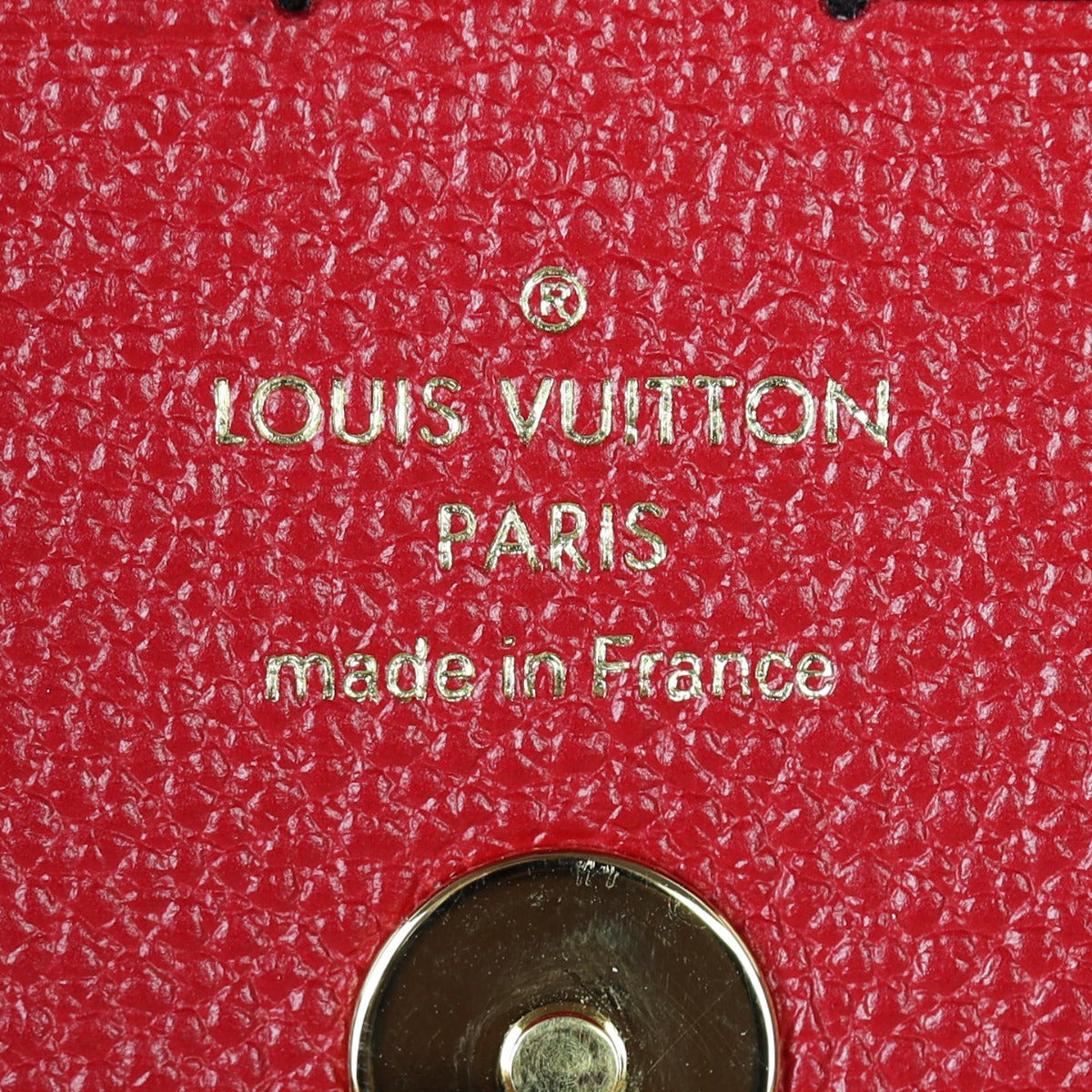 Louis Vuitton Adele Wallet Monogram Empreinte | Red