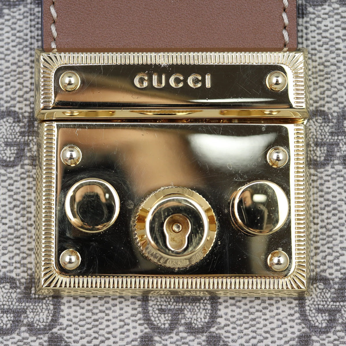 Gucci GG Supreme Small Padlock Tote