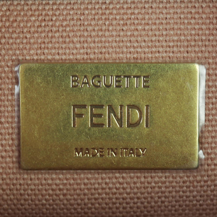 Fendi FF Baguette Bag Canvas