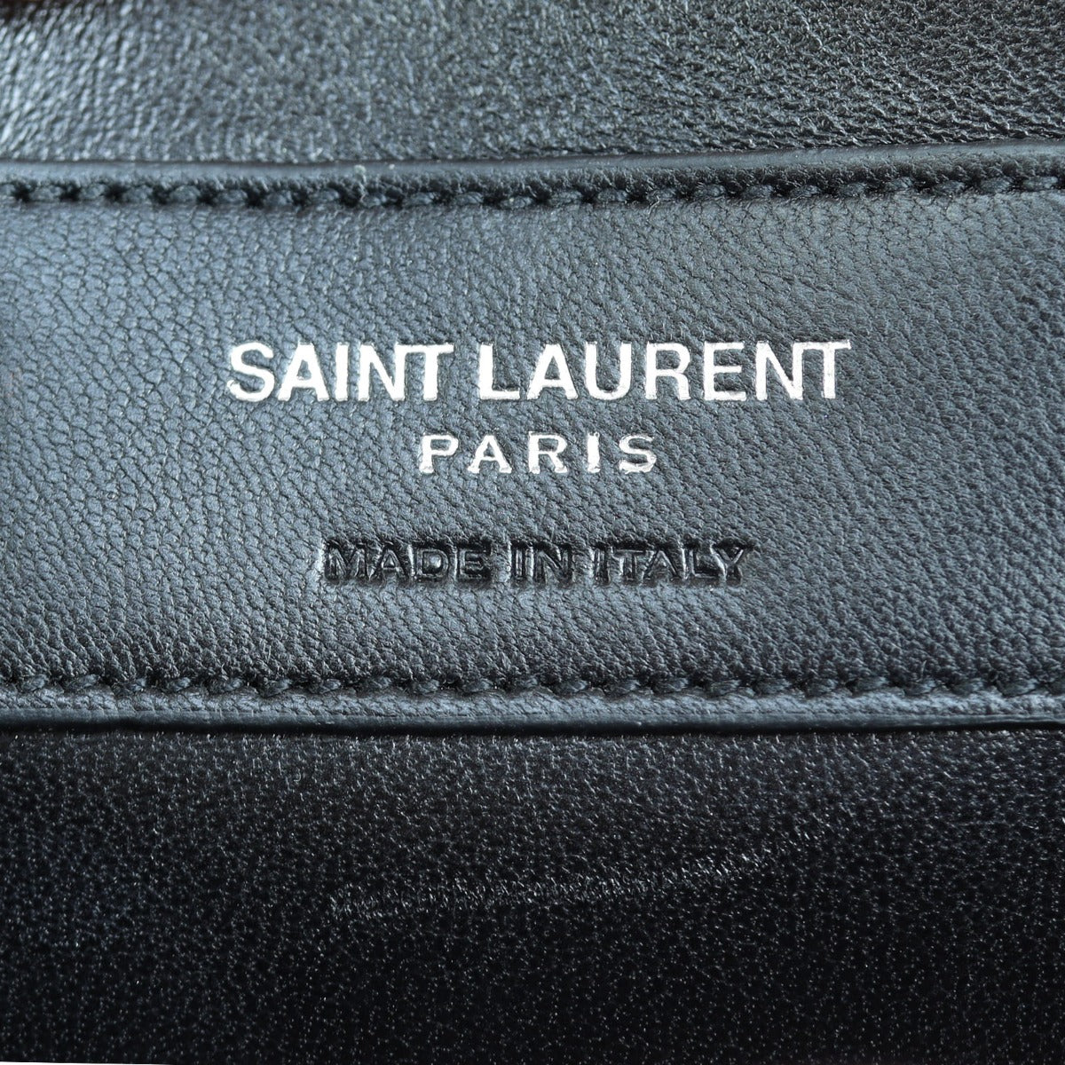 Saint Laurent Kate Tassel Clutch Croc-Embossed
