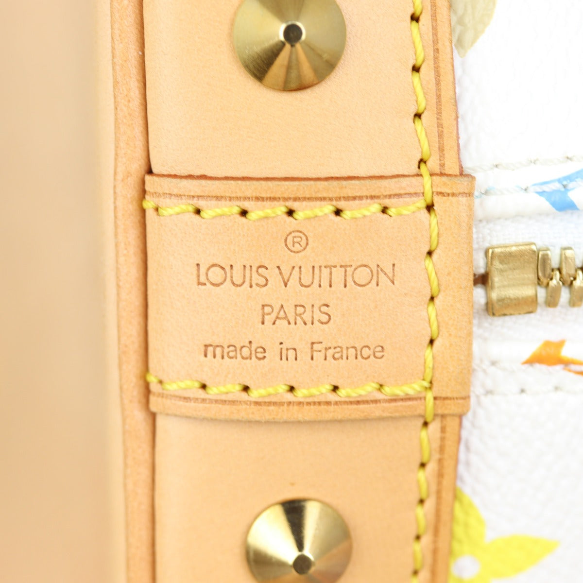 Louis Vuitton Alma PM Multicolore | White GHW