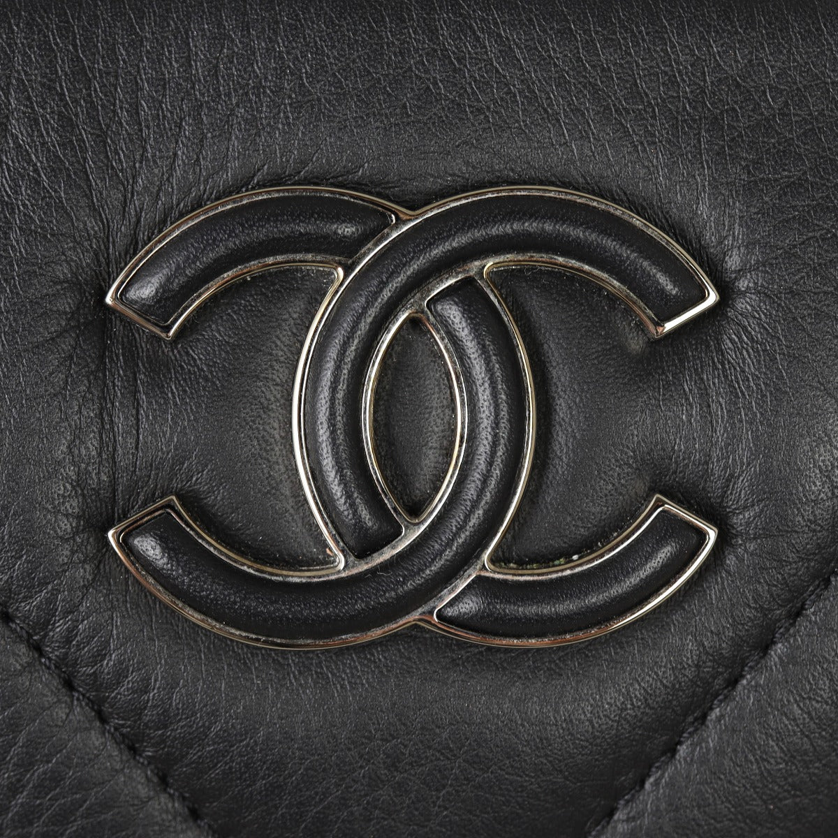 Chanel Diagonal Chevron Camera Bag
