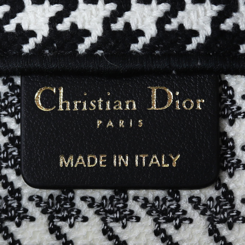 Dior Book Tote Medium Houndstooth
