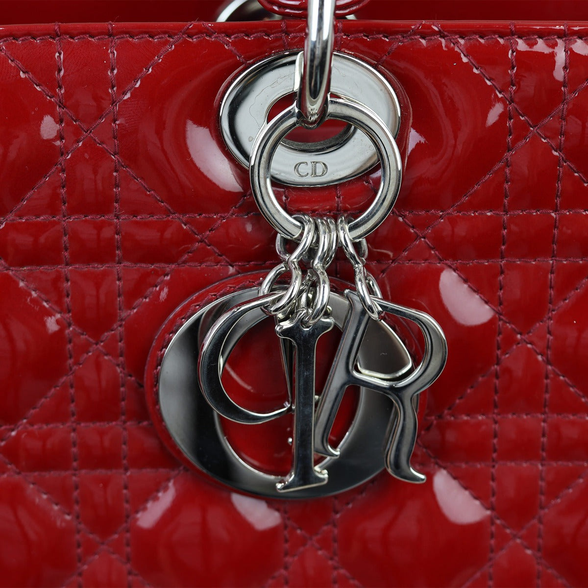Dior Lady Dior Large Patent