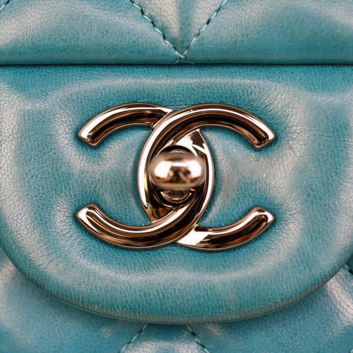 Chanel Classic Double Flap Jumbo | Peacock Blue