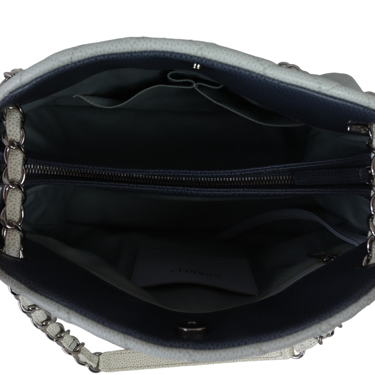 Chanel Mademoiselle Bowler Bag Large | Blue