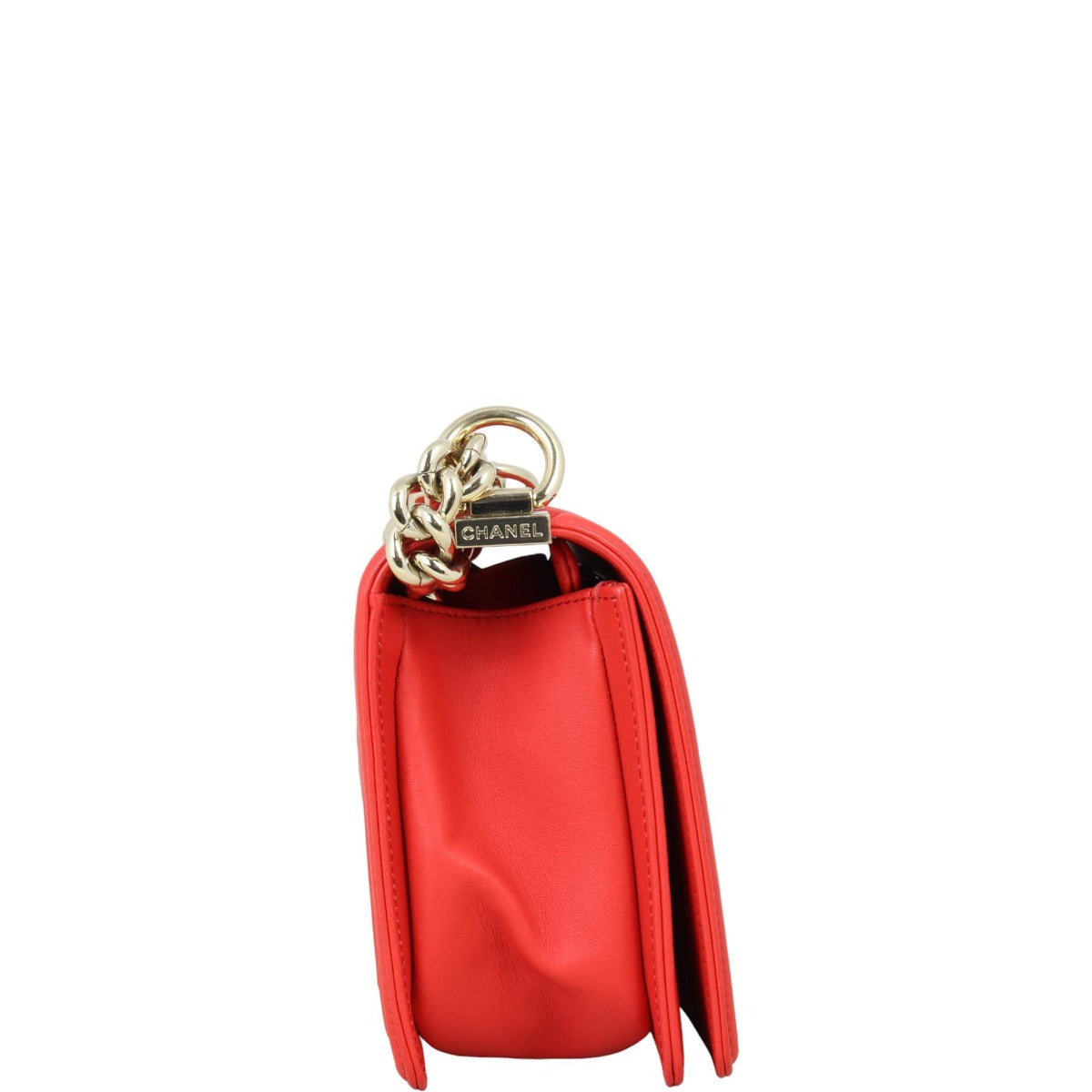 Chanel Boy Old Medium | Red