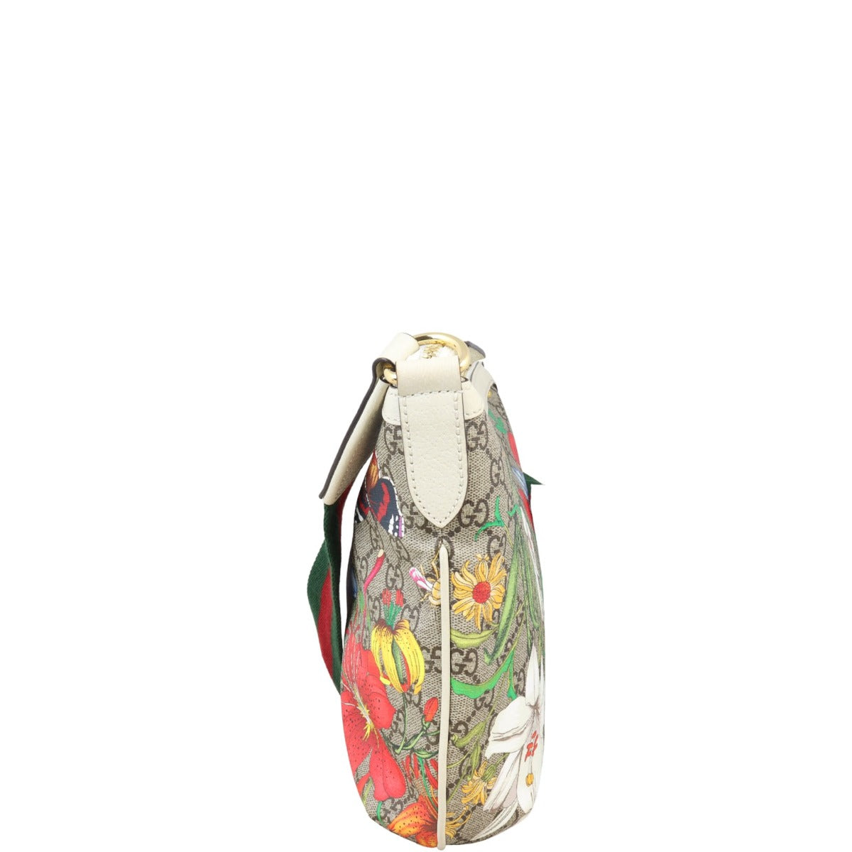 Gucci GG Supreme Flora Ophidia Hobo