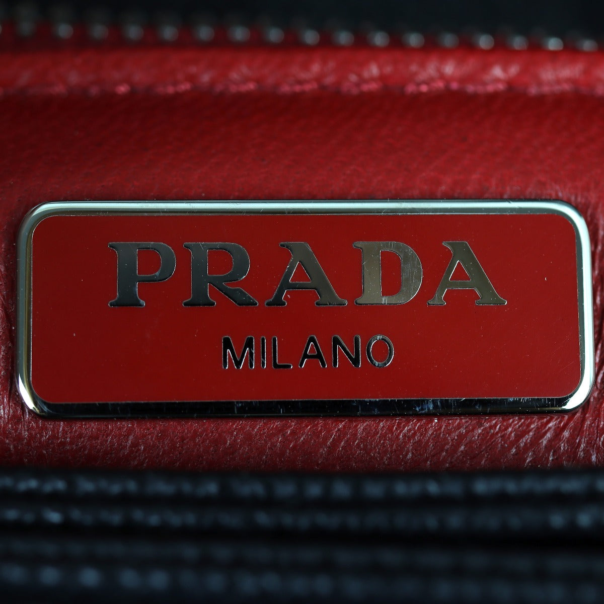 Prada Saffiano Lux Chain Lock Flap Bag