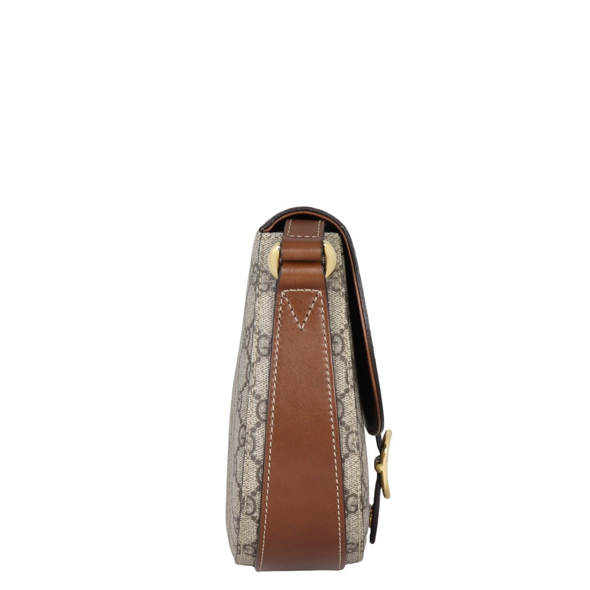 Gucci GG Supreme Saddle Flap Bag