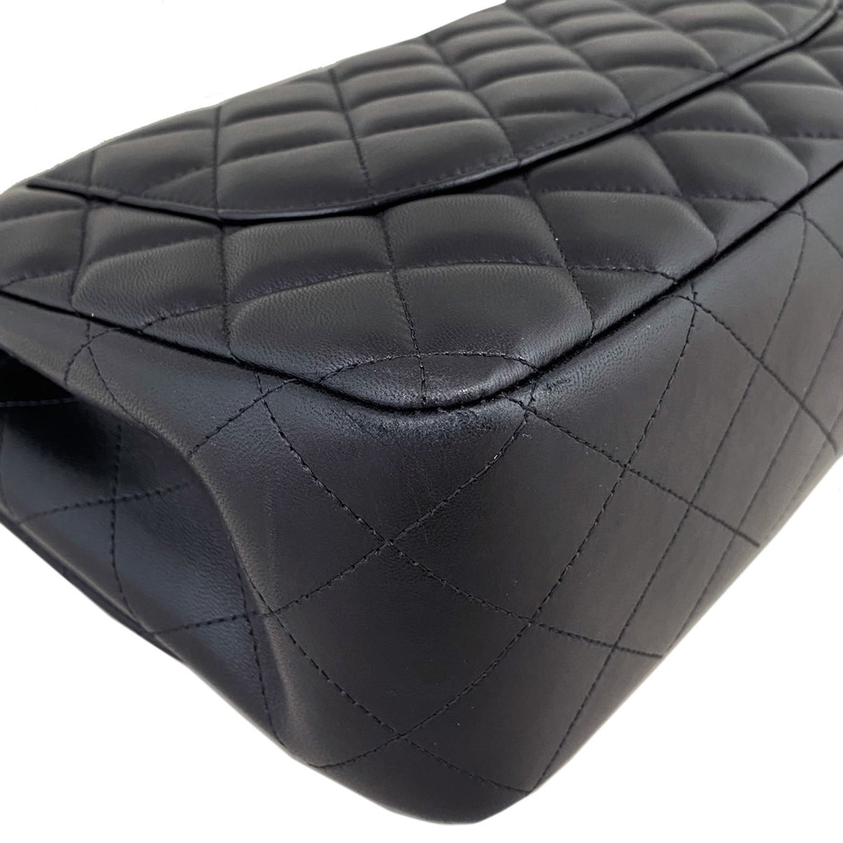 Chanel Classic Double Flap Jumbo | Black Lambskin STH