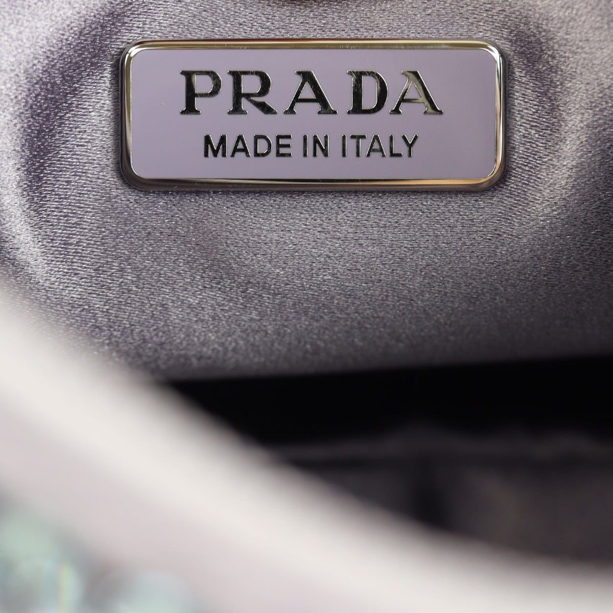 Prada Re-Edition 2000 Satin Crystal Mini Bag
