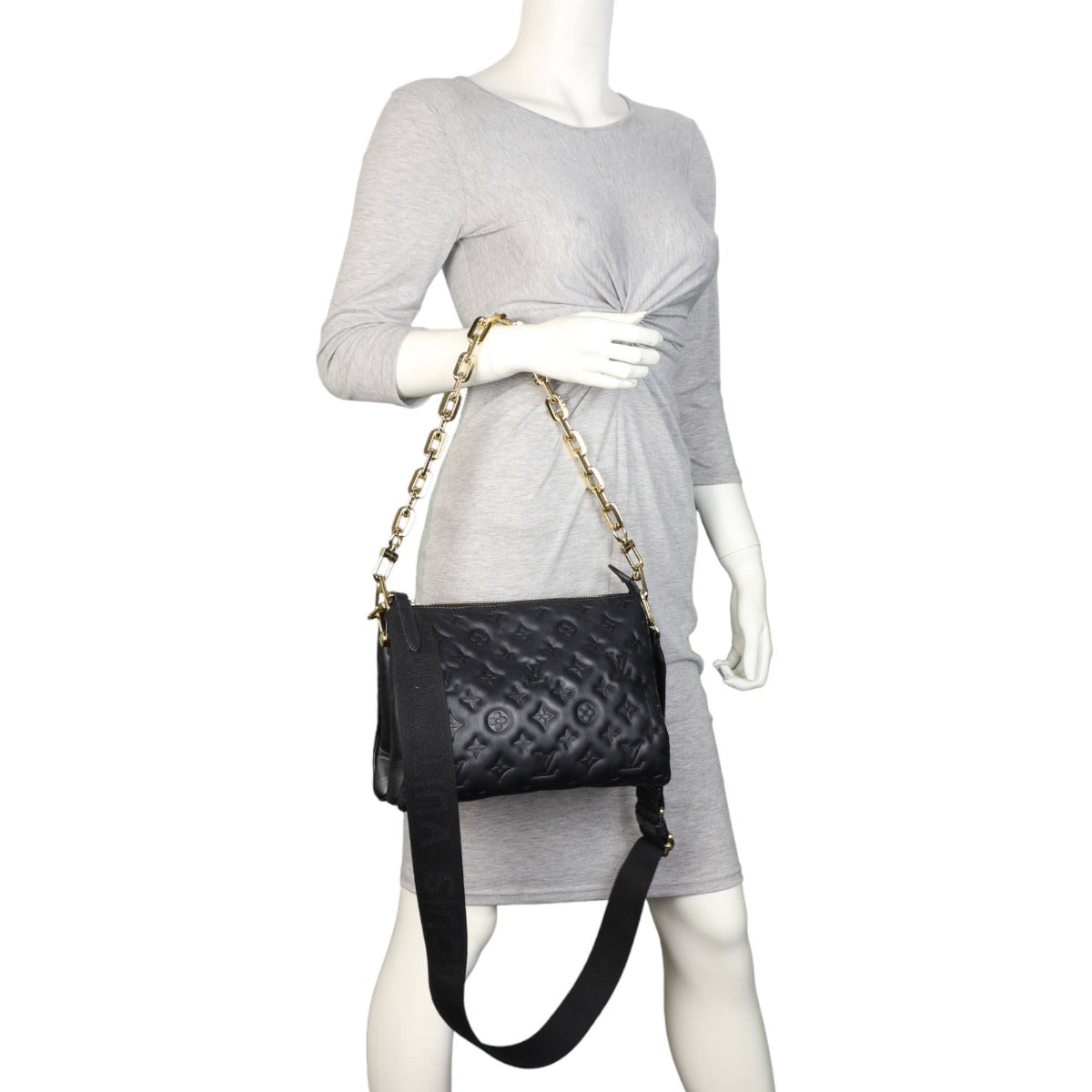 Louis Vuitton Coussin PM Monogram Embossed Lambskin