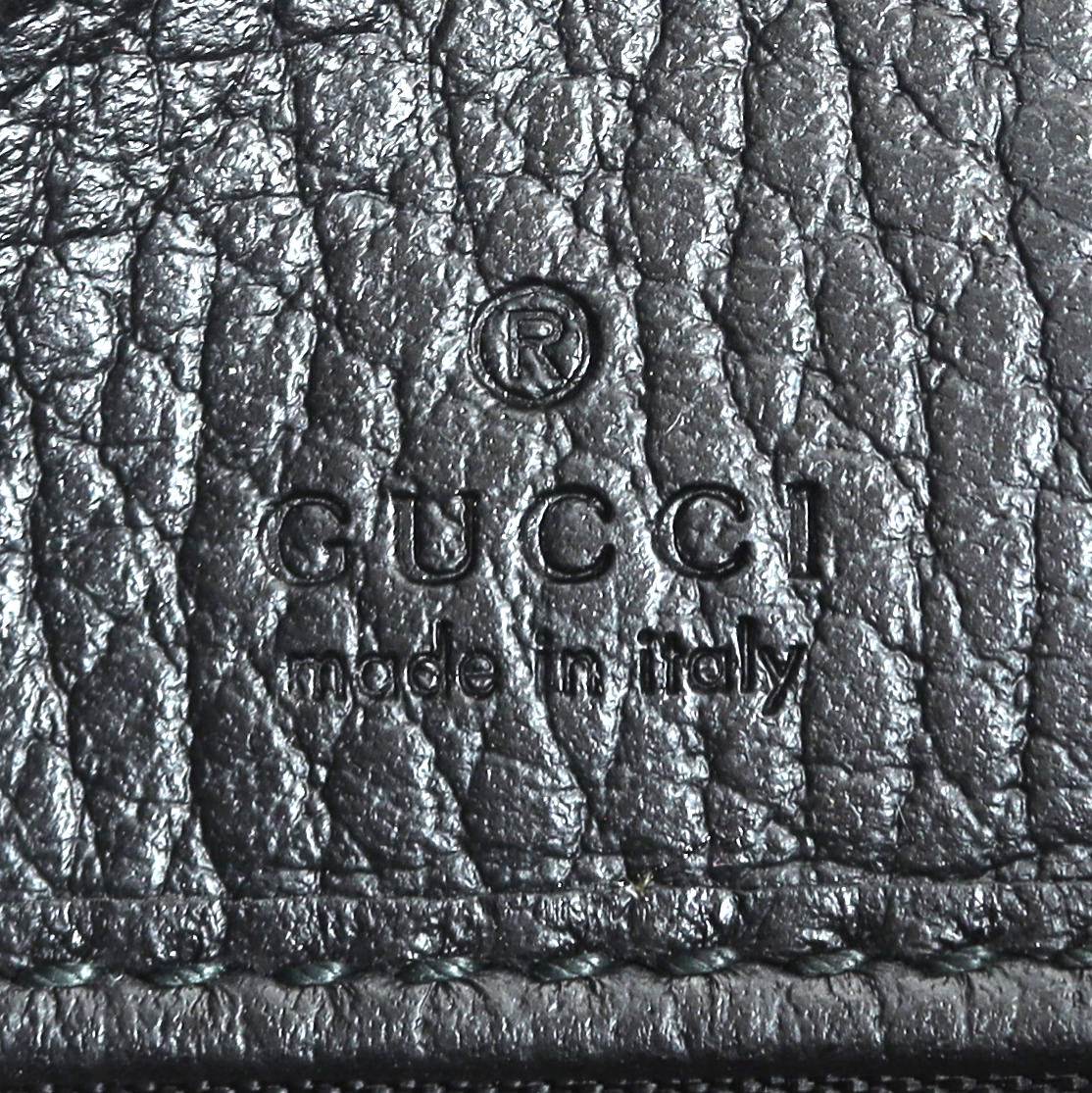 Gucci Butterfly Farfalla Zip Around Continental Wallet