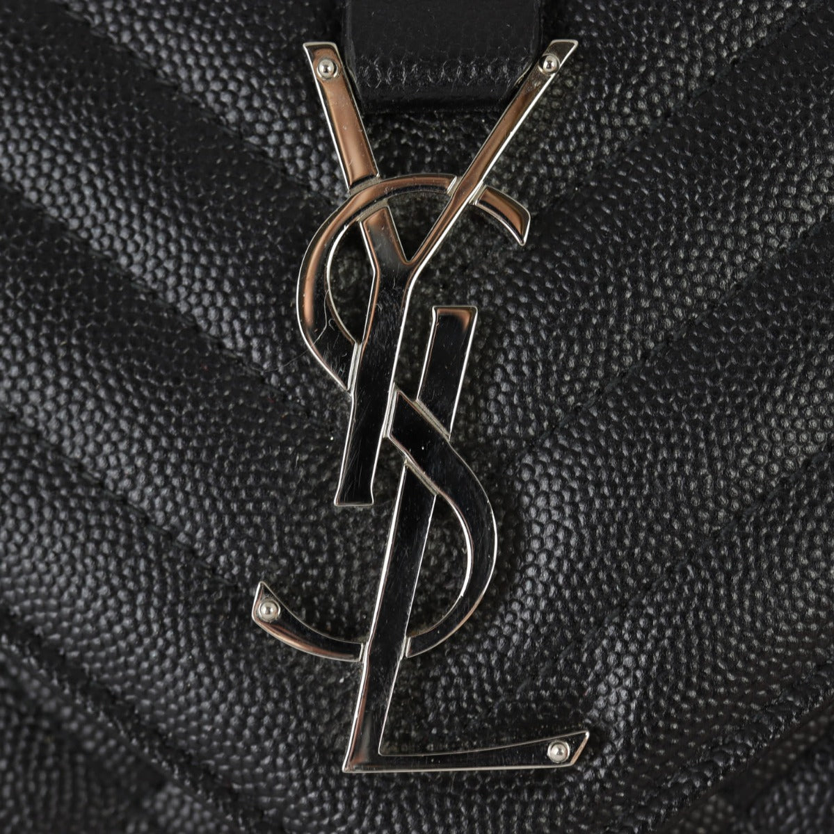 Saint Laurent Monogram Mix Matelasse Envelope Chain Bag Small