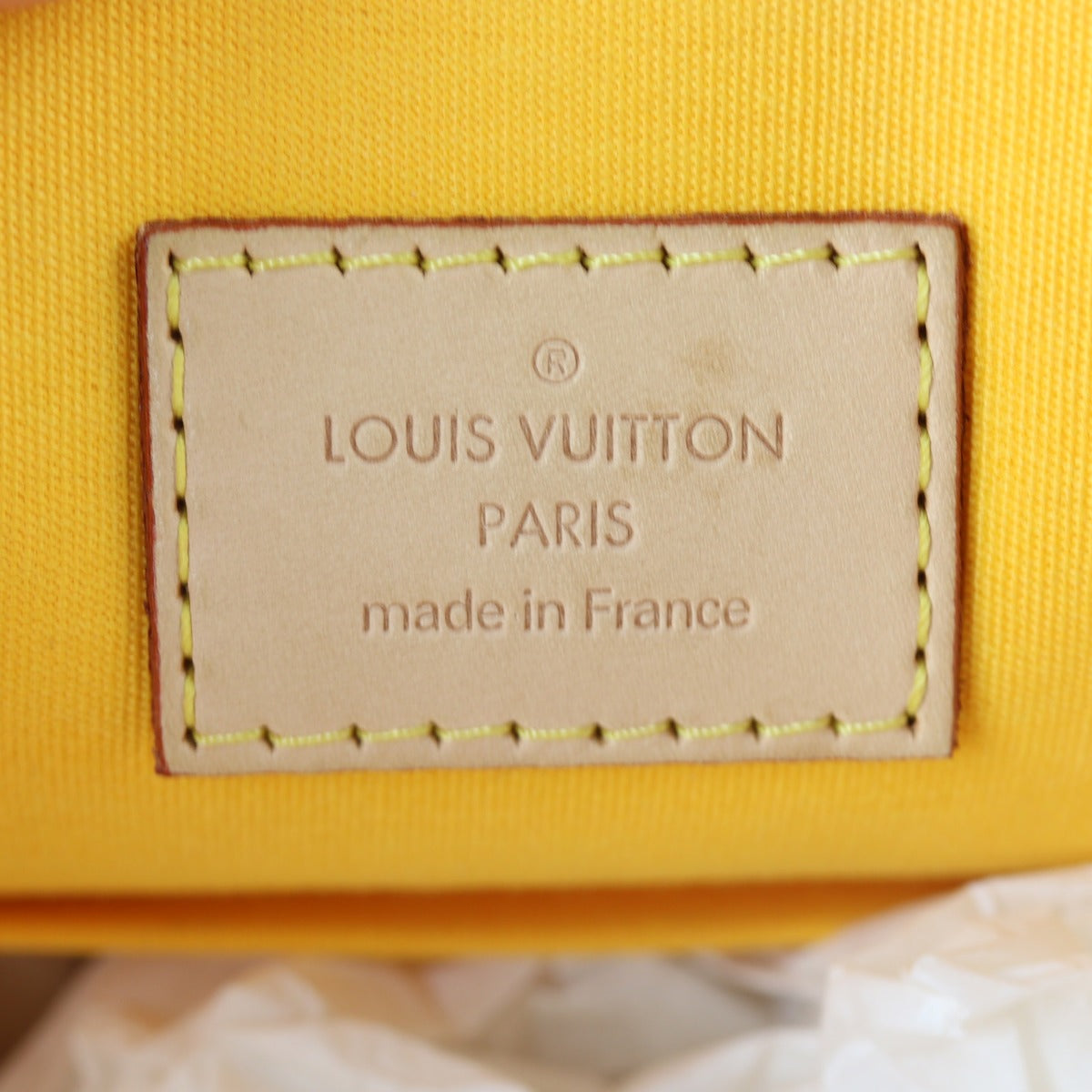 Louis Vuitton Alma PM Monogram Vernis | Yellow