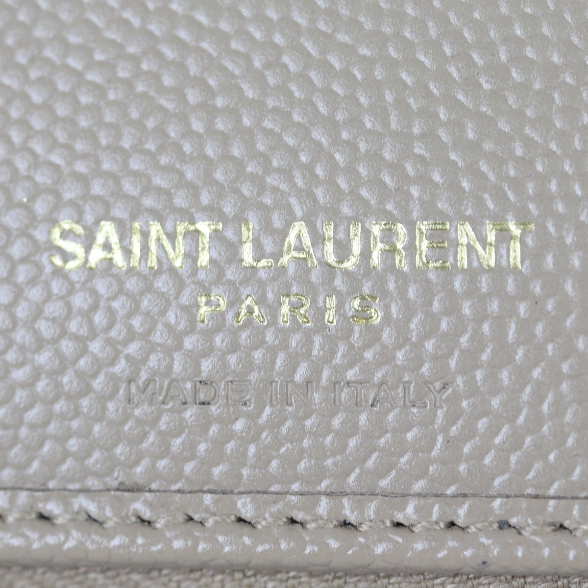 Saint Laurent Cassandre Zip Around Compact Wallet