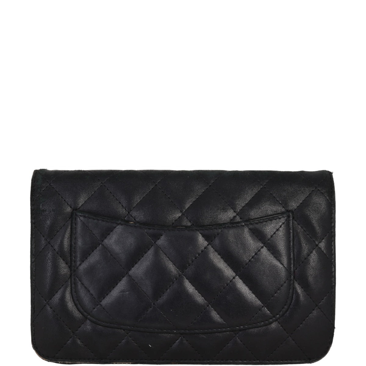 Chanel Classic Wallet on Chain | Black Diamond Quilted Lambskin
