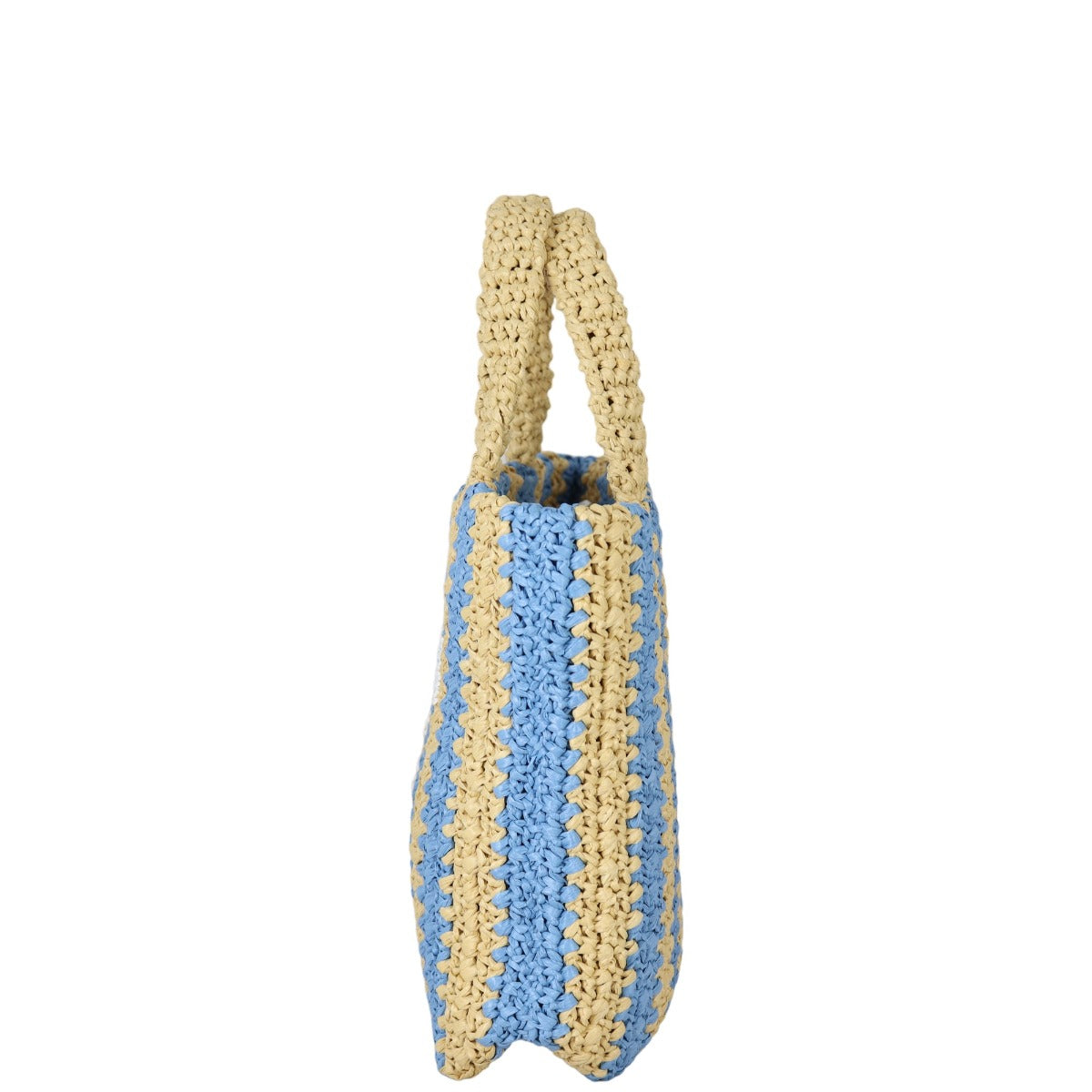 Prada Raffia Logo Tote Small