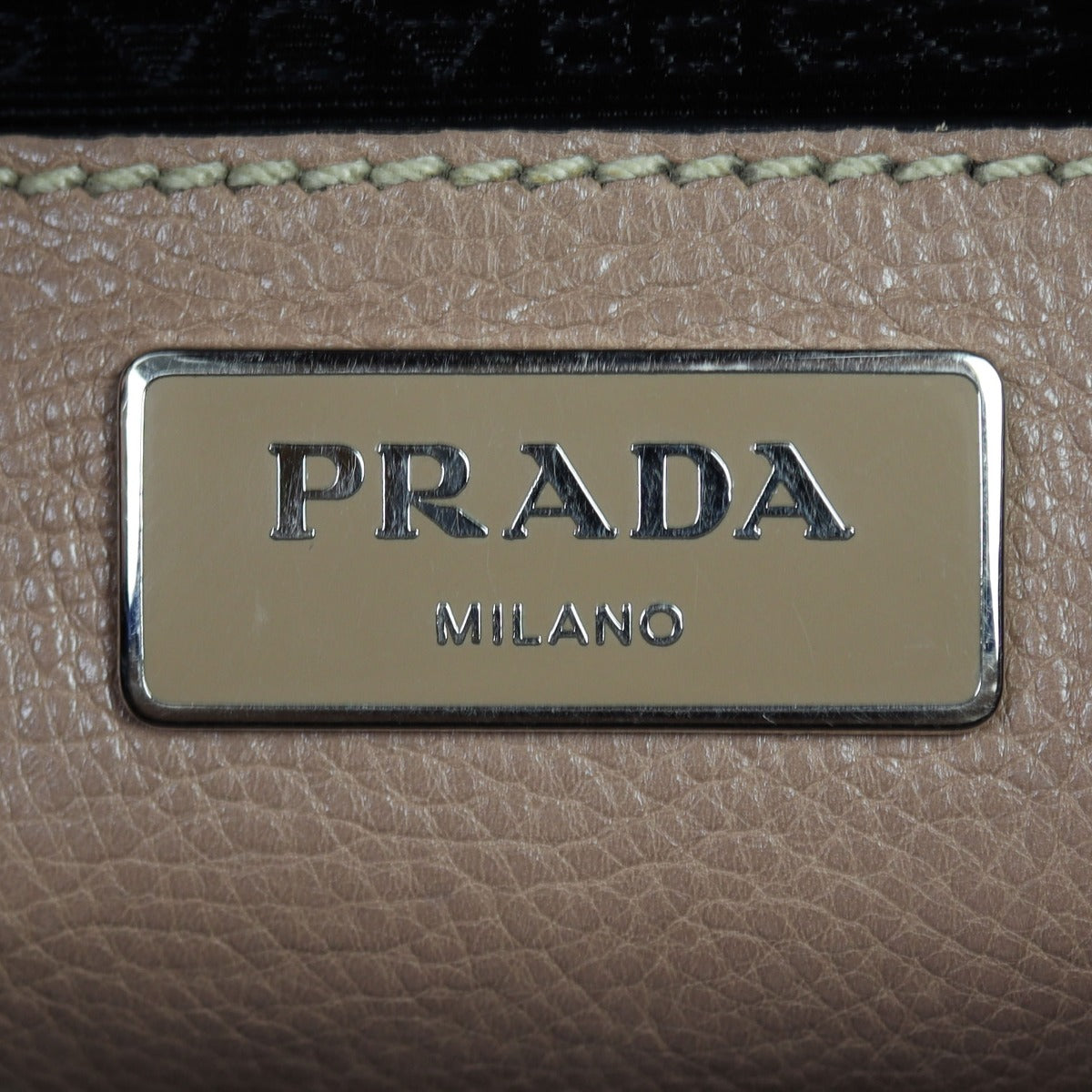 Prada Twin Pocket Glace Calfskin Tote Small