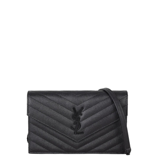 Saint Laurent Cassandre Envelope Chain Wallet