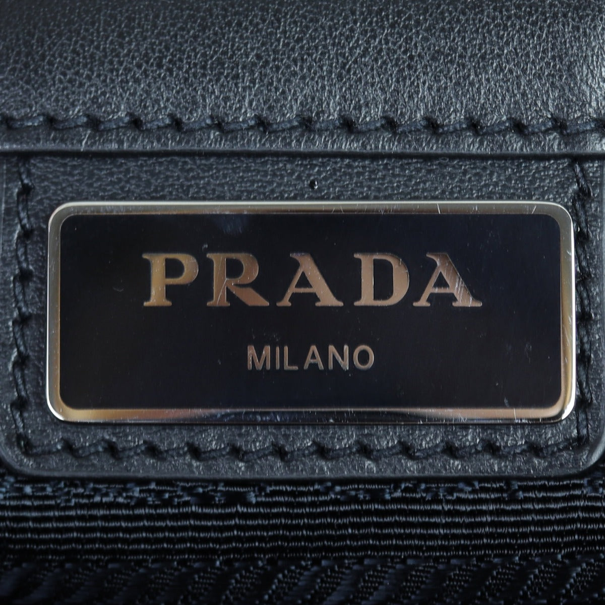 Prada Saffiano Zip Briefcase Bag