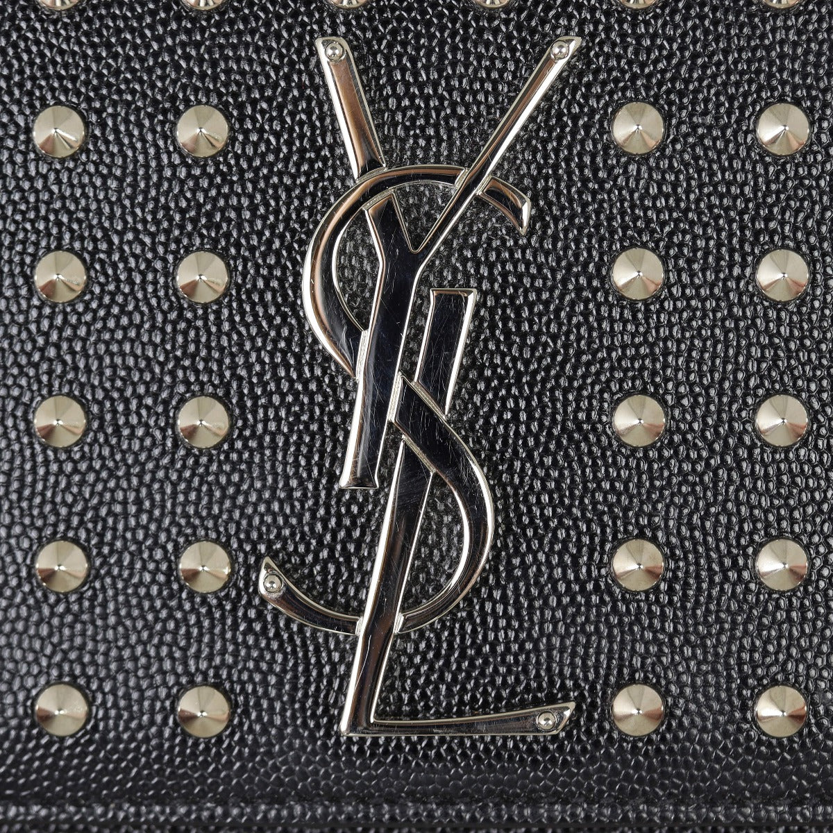 Saint Laurent Monogram Kate Studded Clutch