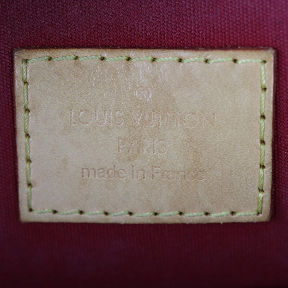 Louis Vuitton Alma BB Monogram Vernis | Red GHW
