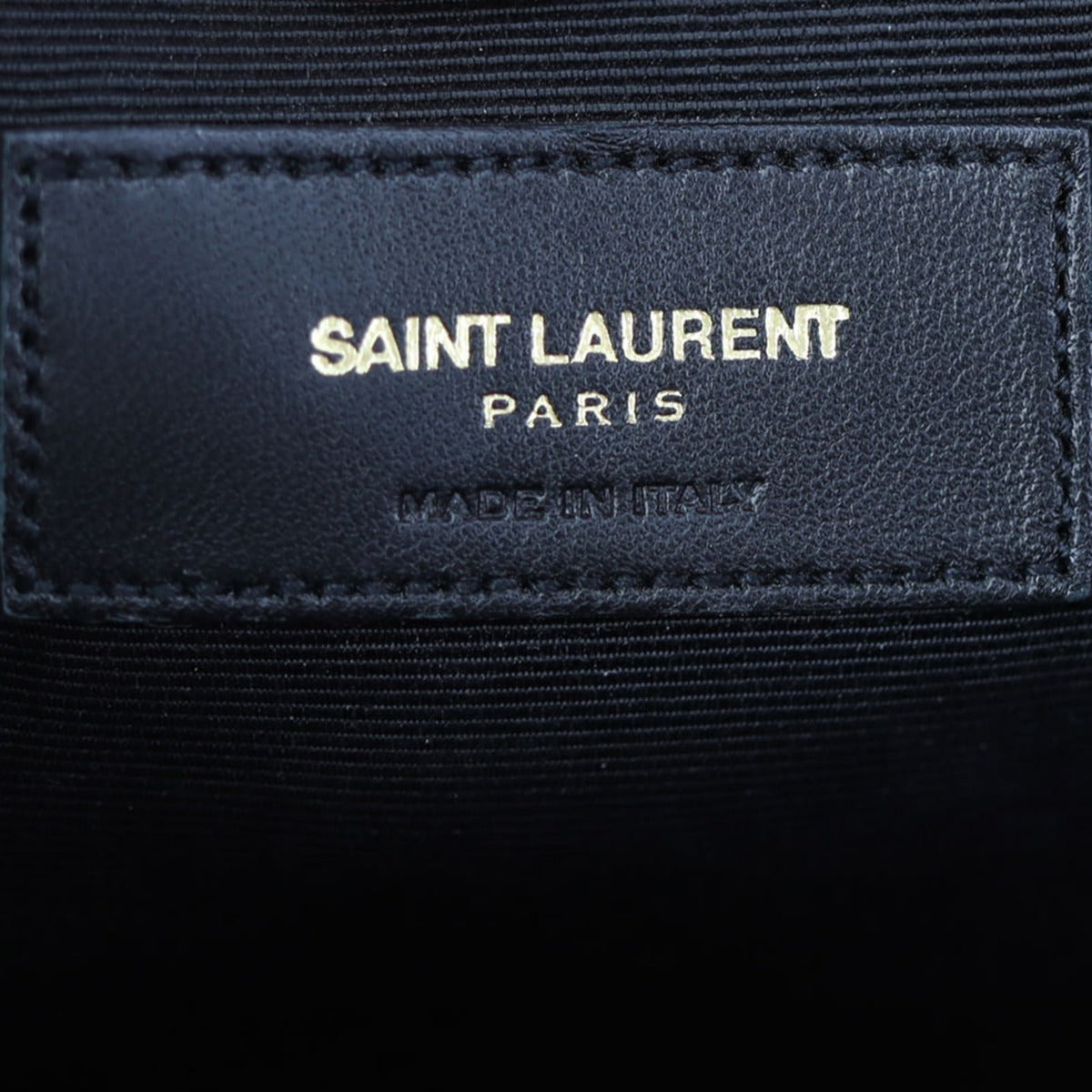 Saint Laurent Chevron Shopping Tote