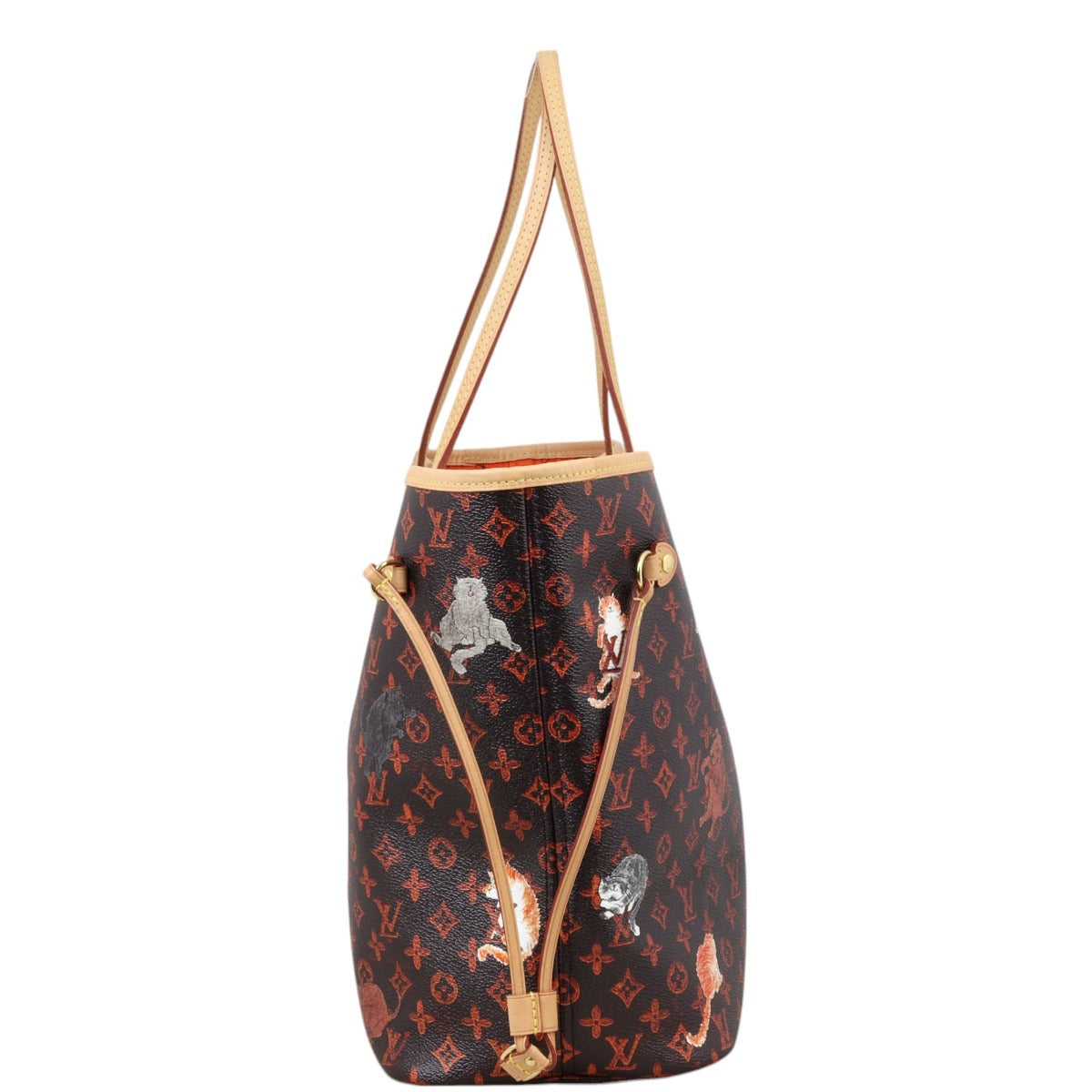 Louis Vuitton x Grace Coddington Neverfull MM Catogram