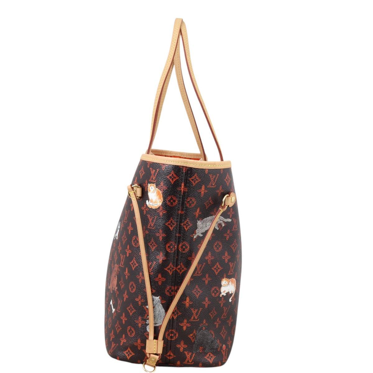 Louis Vuitton x Grace Coddington Neverfull MM Catogram