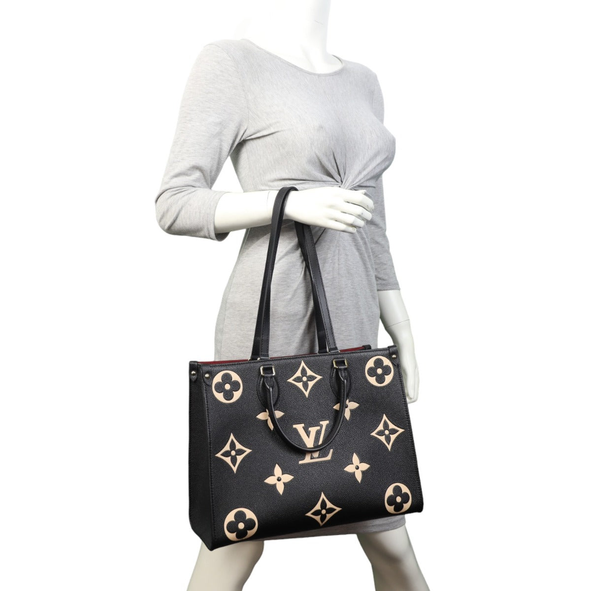 Louis Vuitton OnTheGo MM Monogram Empreinte Giant Bicolour