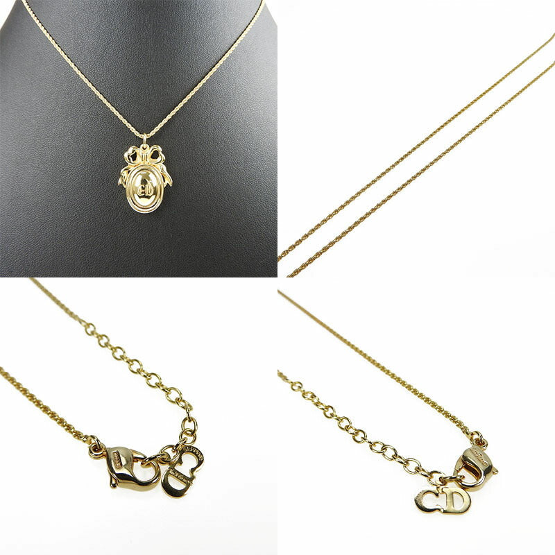 Dior Necklace Gold Plated gold Women