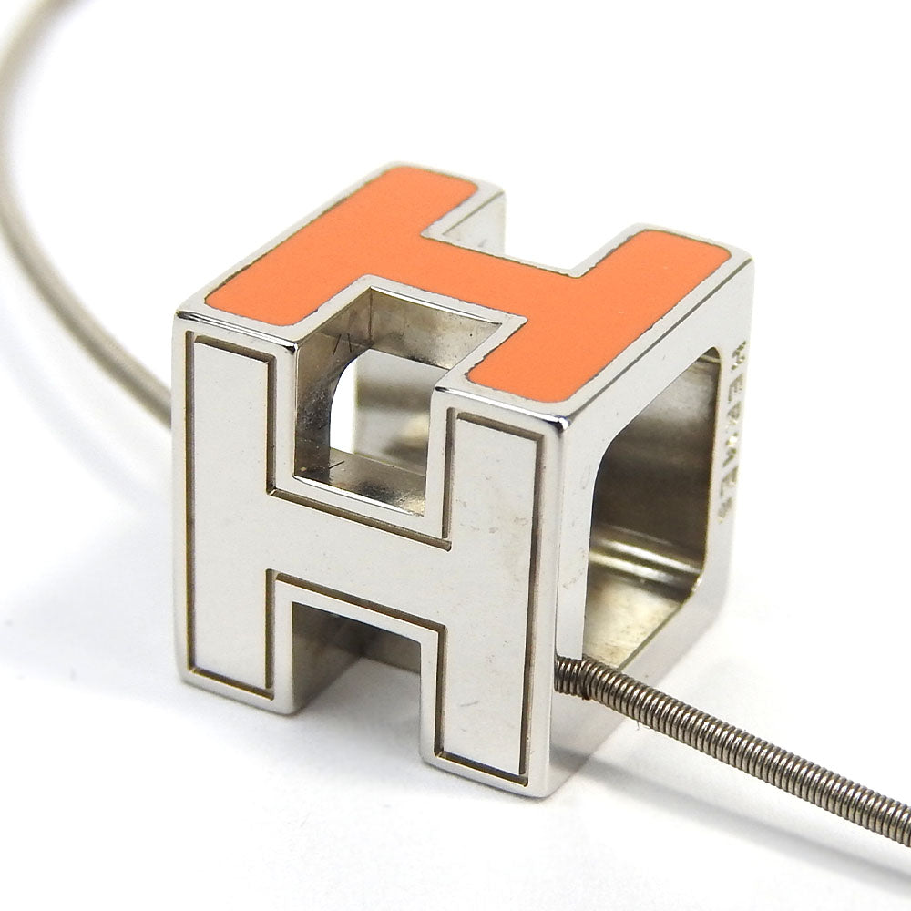 HERMES Necklace metal Silver Women
