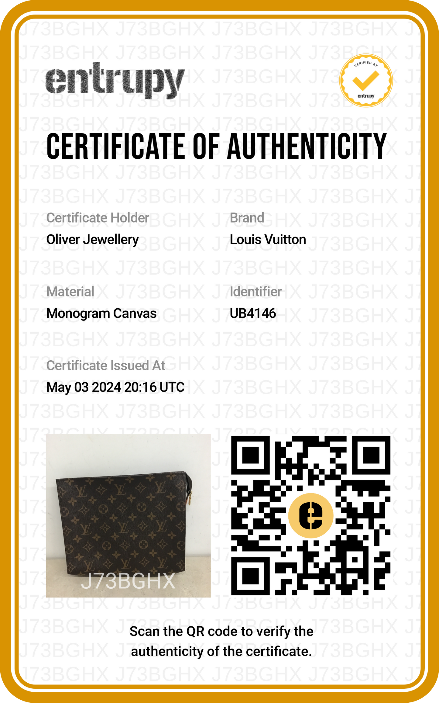 Louis Vuitton Monogram Toiletry Pouch 26