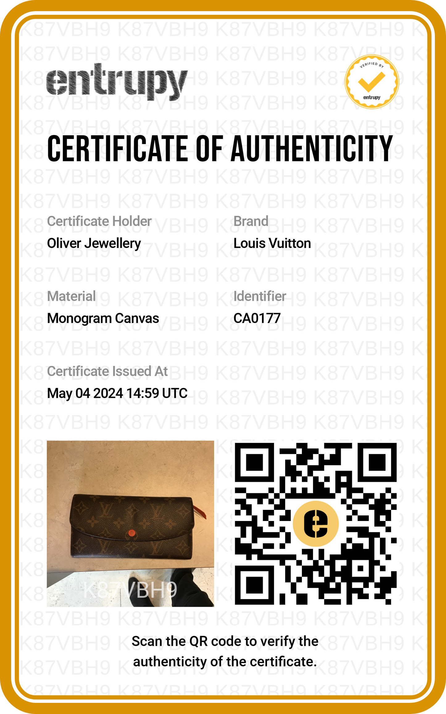 Louis Vuitton Monogram Emilie Wallet