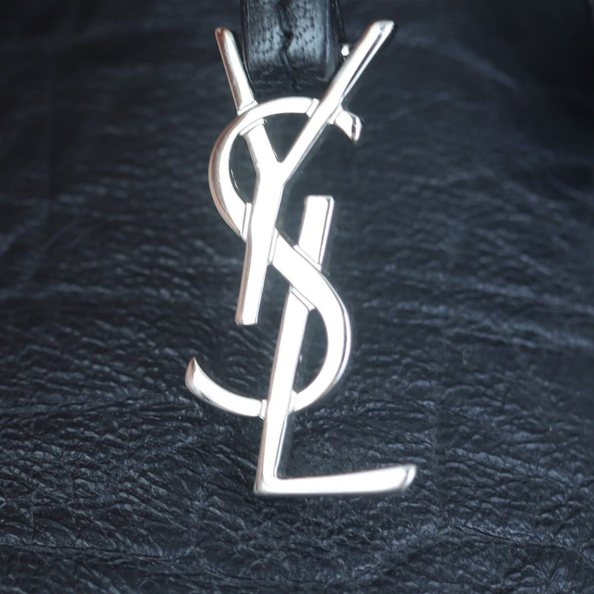 Saint Laurent Shopping Tote Croc Embossed