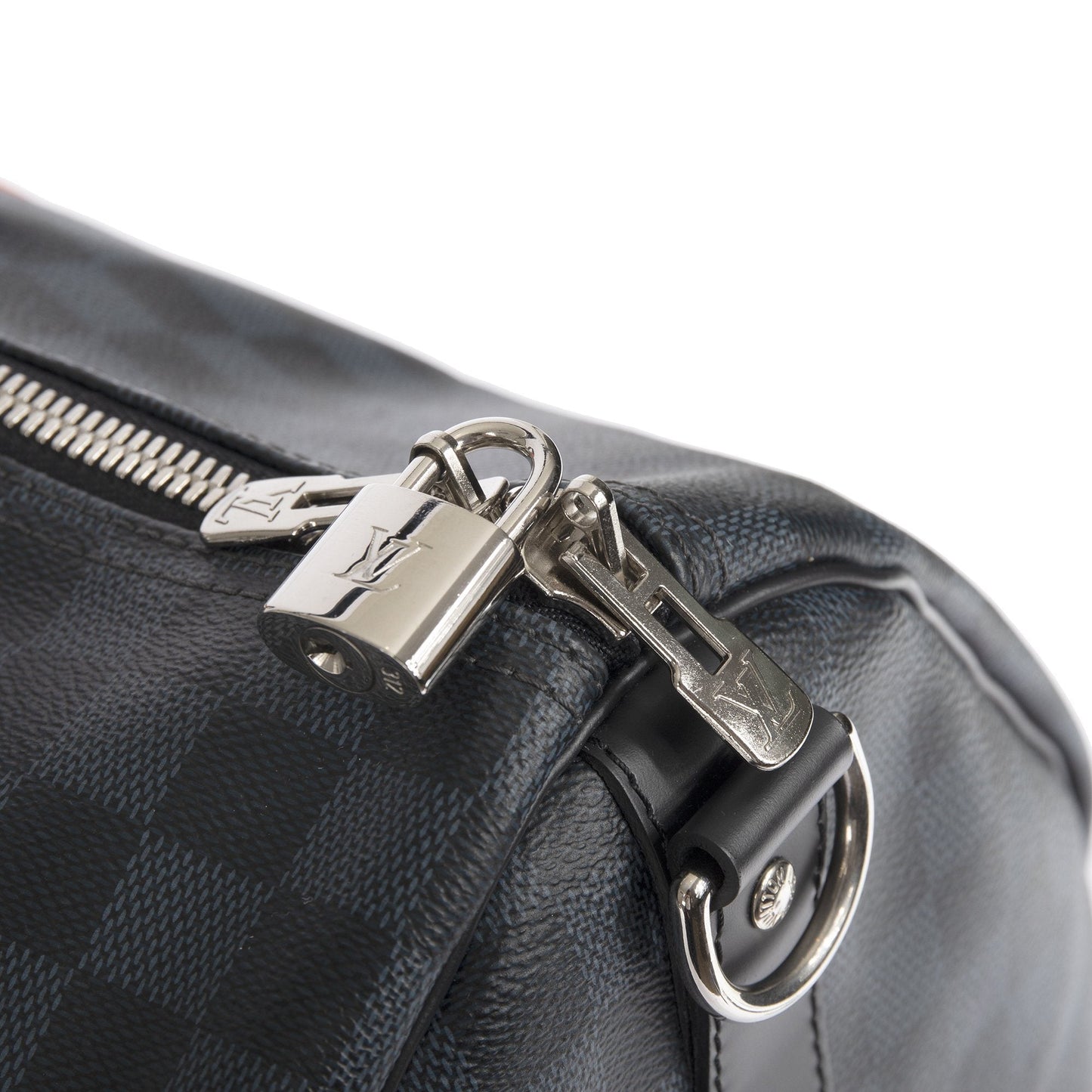 Louis Vuitton 2019 Limited Edition Damier Cobalt Race Keepall Bandouliere 55