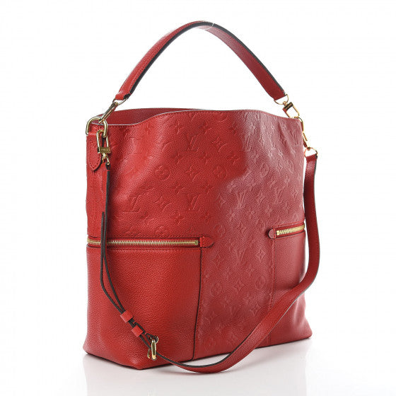 Louis Vuitton Monogram Empreinte MÃ©lie Bag-Cherry