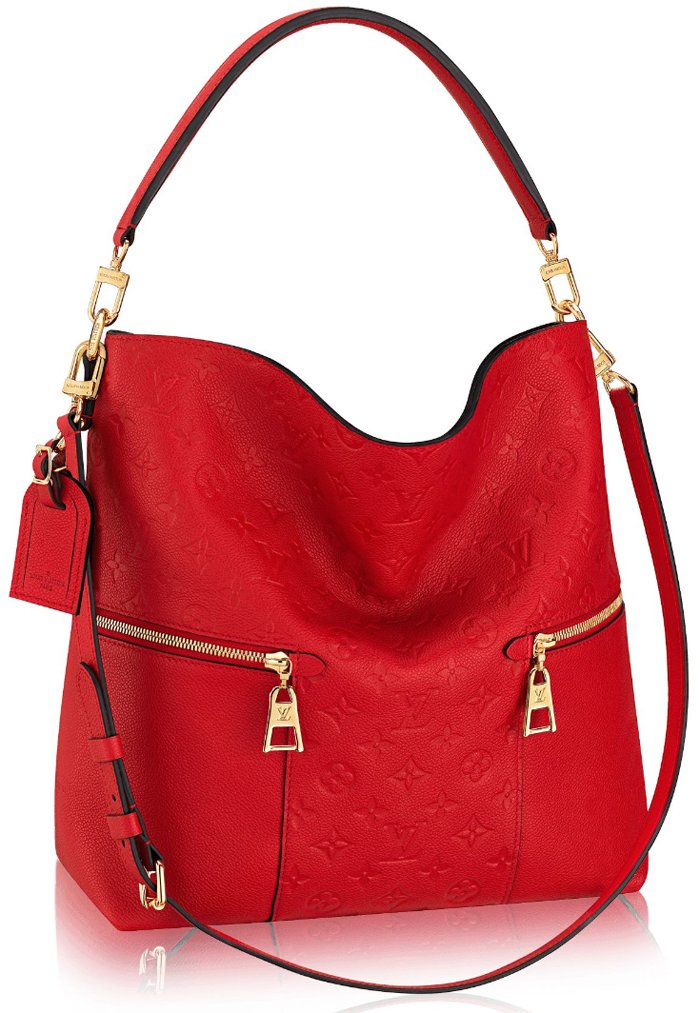 Louis Vuitton Monogram Empreinte MÃ©lie Bag-Cherry
