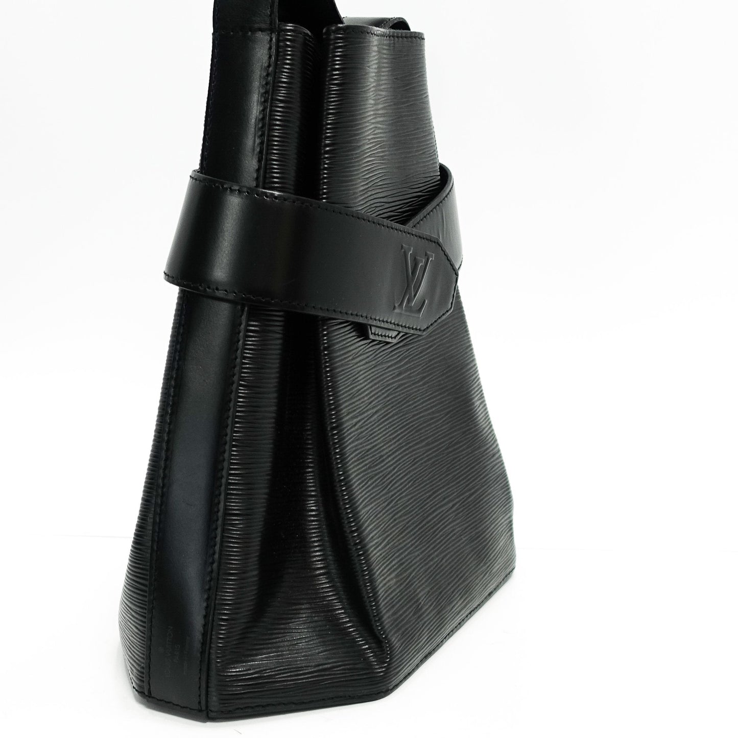 Louis Vuitton Black Epi Sac d'Epaule PM