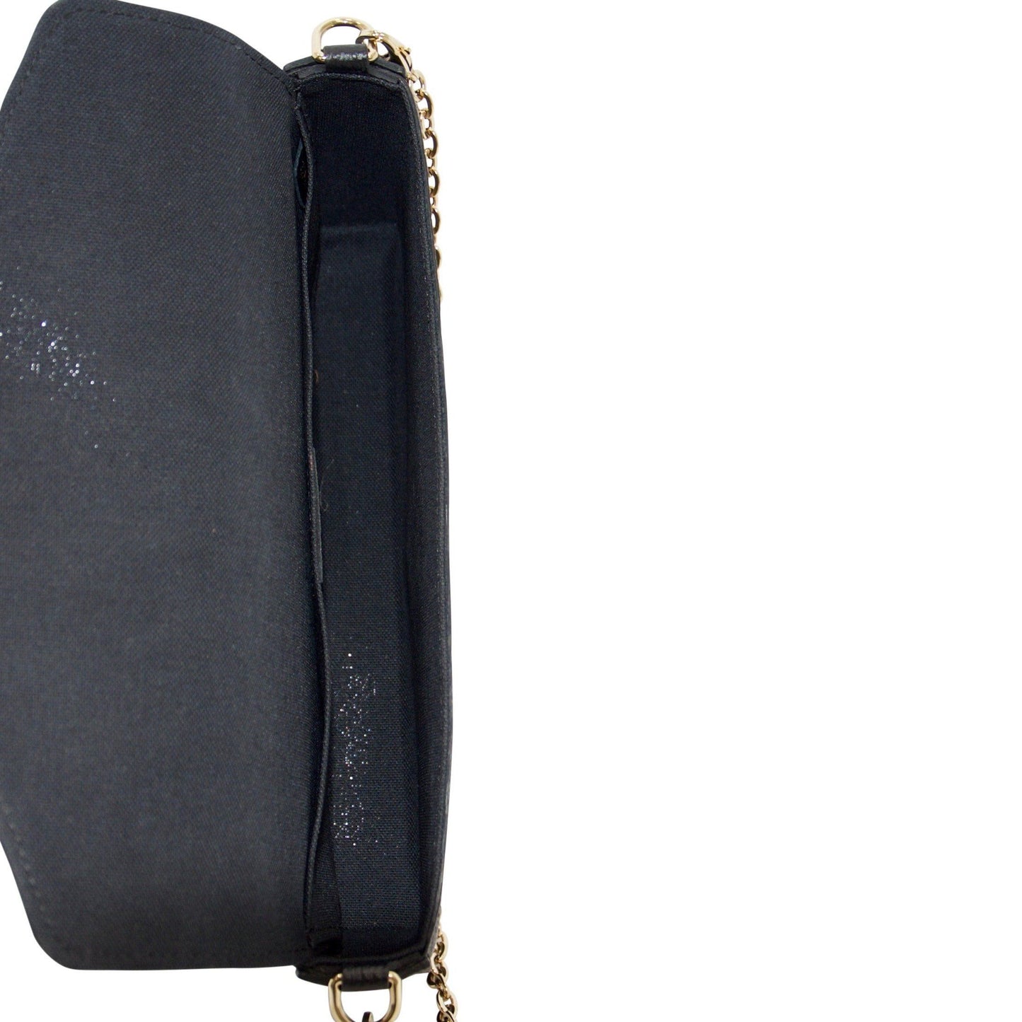 Louis Vuitton Black Monogram Empreinte Pochette Felice Bag