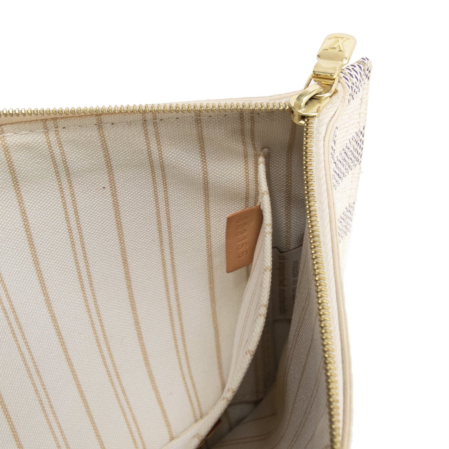 Louis Vuitton Damier Azur Neverfull Pochette