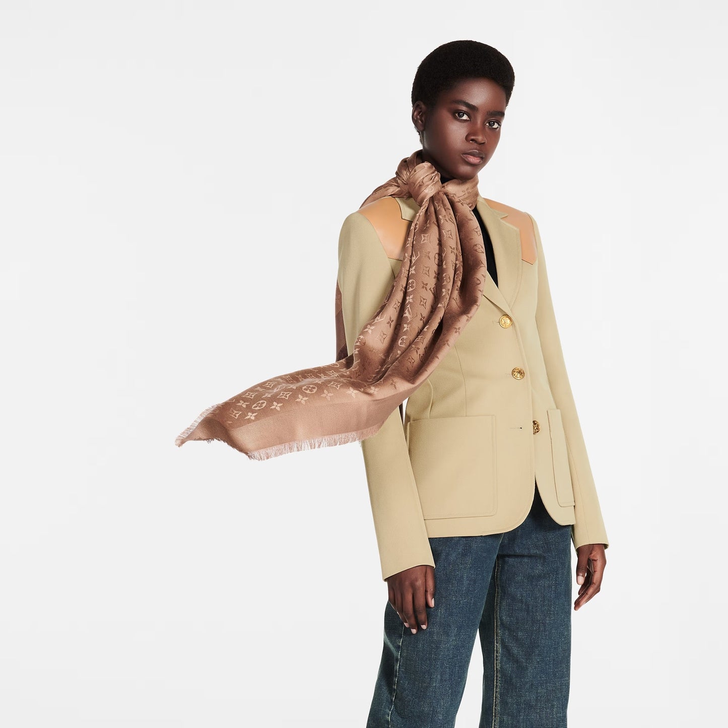 LOUIS VUITTON MONOGRAM CLASSIC SHAWL