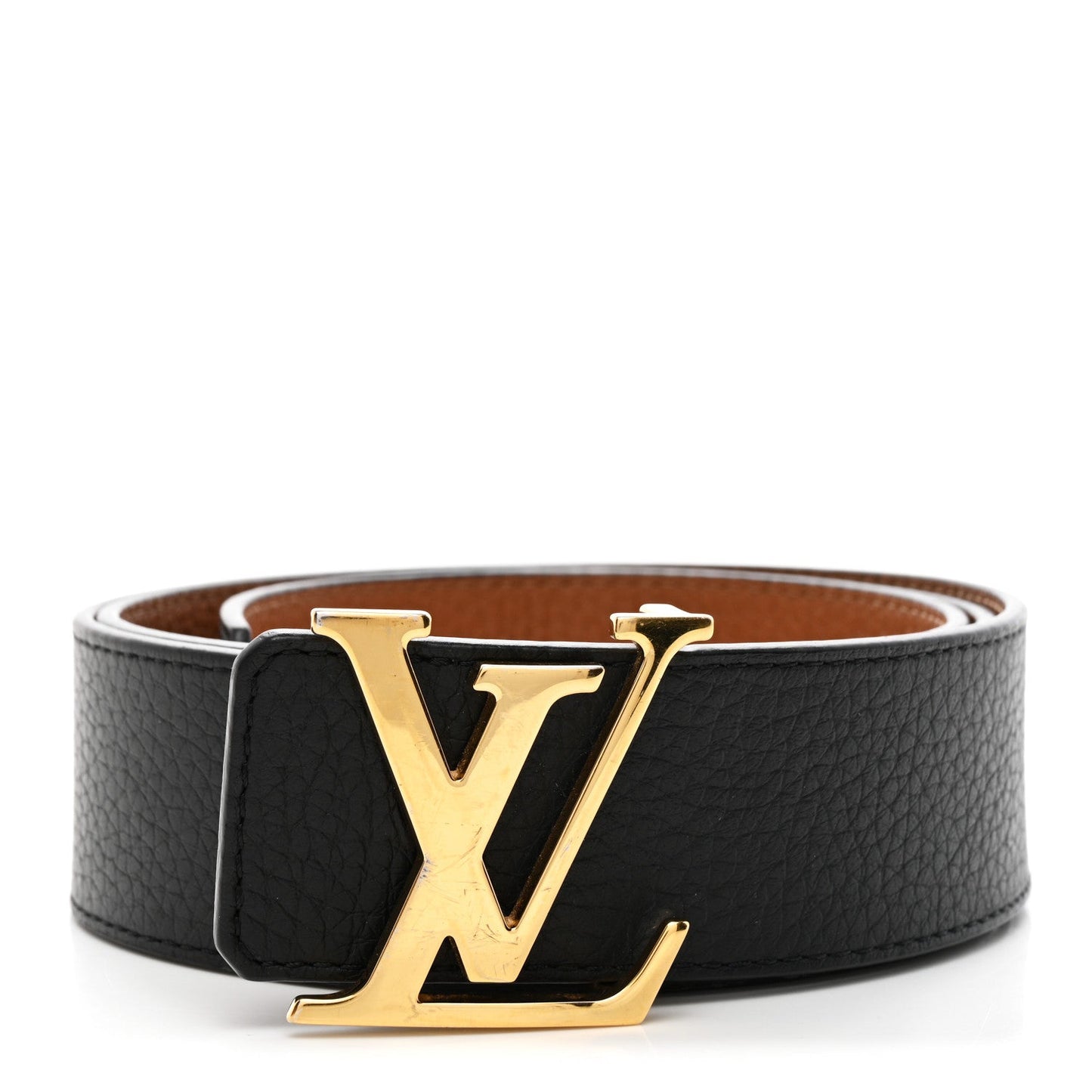 LOUIS VUITTON TAURILLON CALFSKIN INITIALES REVERSIBLE BELT